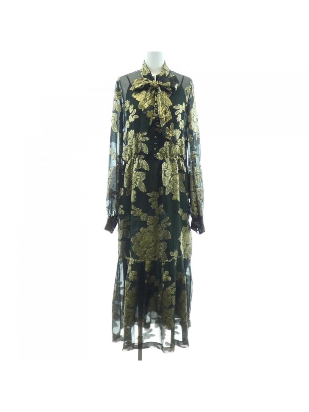 Saint Laurent Dress Green